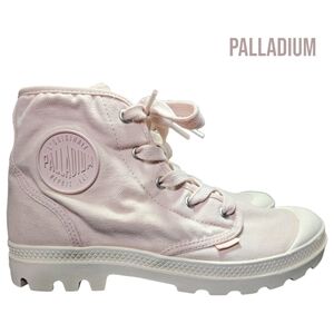 Palladium Pink Combat Boots